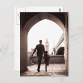 Petite fille de papa - Londres - Big Ben Carte Pos (Devant / Derrière)