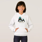 Petite fille de papa Nom personnalisé Sweat - shir (Devant entier)