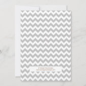 Petite fille de singe douce Invitation Baby shower (Dos)