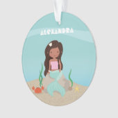 Petite fille de sirène afro-américaine (devant)