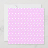 Petite fille drôle de Pâques, invitation (Dos)