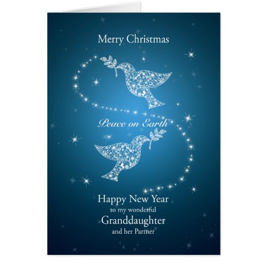 Petite-fille et son partenaire Doves Christmas (Devant)