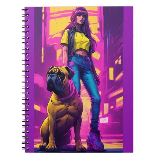 Petite fille maigre et tormastiff vice carnet (Devant)