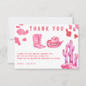 Petite fille Merci fête d'anniversaire (Devant)