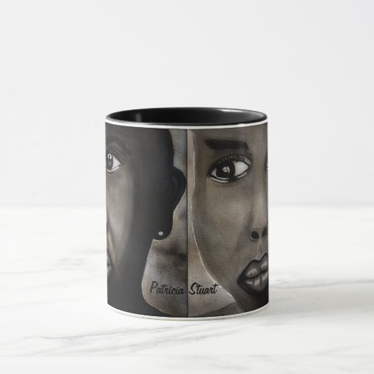 Petite fille noire Mug (Centre)