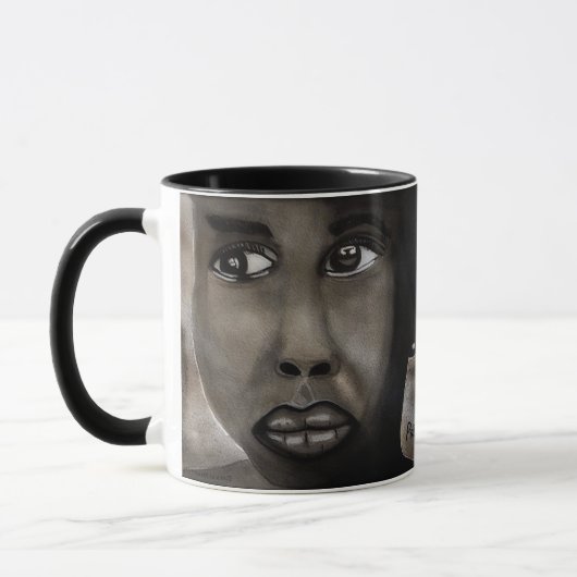 Petite fille noire Mug (Gauche)