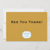Petite fille Pirate Ship Invitation à la fête d'an (Dos)