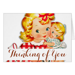 Petite fille retro vintage poupée