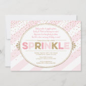 Petite fille saupoudrer invitation invitations d'o (Devant)