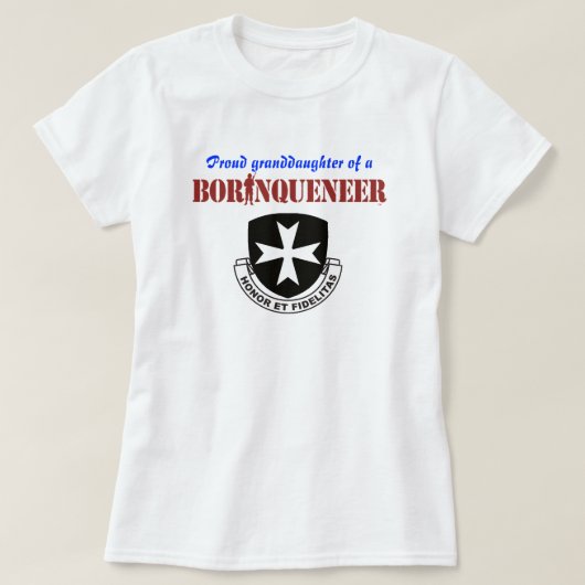 Petite-fille - T-shirt de Borinqueneer (Design devant)