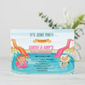 Petite fille Watersilde invitation (Debout devant)