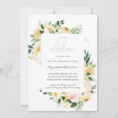 Petite Fleur sauvage Floral Baby shower Invitation (Devant)