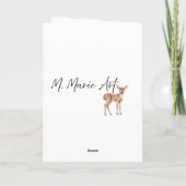 « Petite Foi Grandit » – Carte de vœux de M. Marie (Dos)