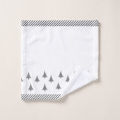 Petite forêt blanche (Gant de toilette)