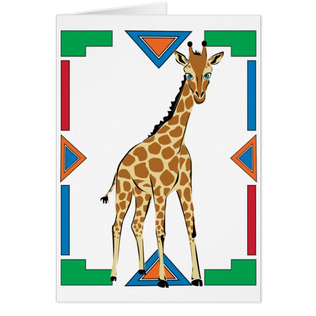 Petite girafe mignonne (Devant)