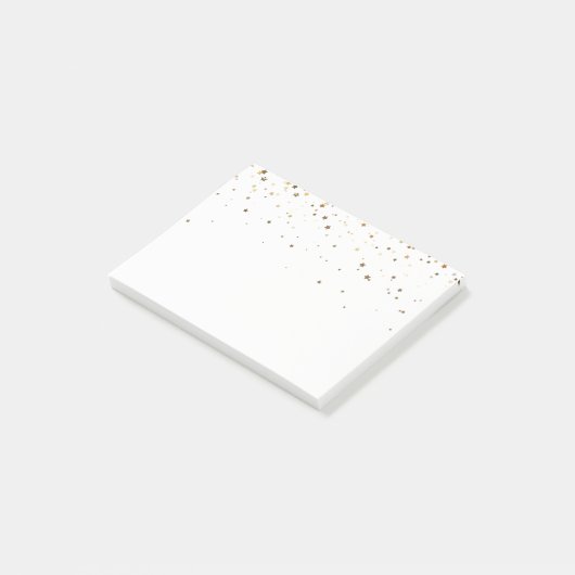 Petite Golden Stars Post-it-Notes Post-it® Notes (Schuin)