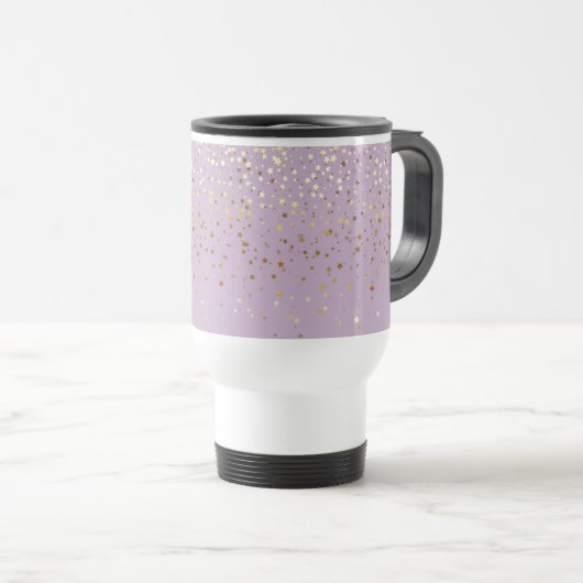 Petite Golden Stars Voyager Café Lumineuse De Mug  (Devant droit)