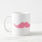 Petite Handlebar Mustache Koffiemok (Links)