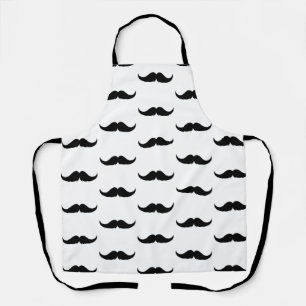 Petite Handlebar Mustache Schort