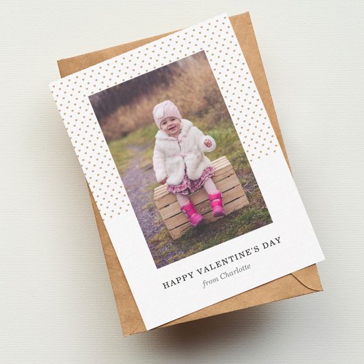 Petite Hearts Foto Valentijn Notitiekaartje