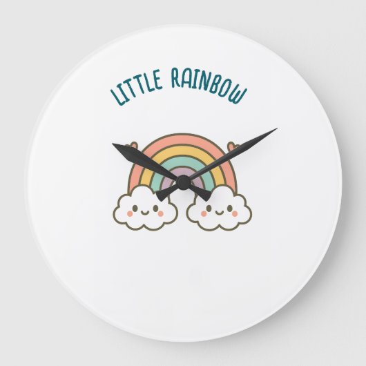 Petite horloge arc-en-ciel (Recto)