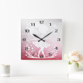 Petite Horloge Florale Fée (Maison)