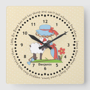 Petite horloge murale Bo Peep