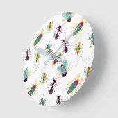 petite horloge murale mignonne d'insectes (Angle)