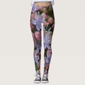 Petite Hydrangea Fleurs Pattern Legging (Devant)
