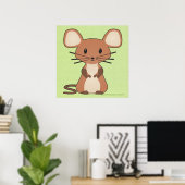 Petite impression de souris (Bureau à domicile)