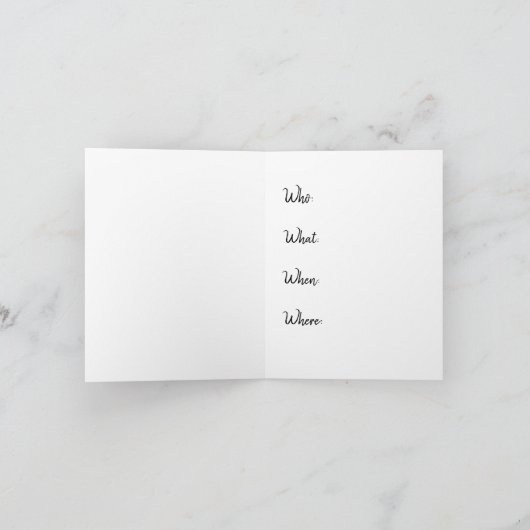 Petite invitation (Intérieur)