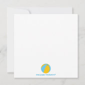 Petite invitation à la fête d'anniversaire de la p (Dos)