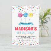 Petite invitation à la fête d'anniversaire de la s (Debout devant)