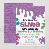 Petite invitation à la fête d'anniversaire; labora (Devant / Derrière)