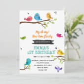 Petite invitation à l'anniversaire des oiseaux (Debout devant)