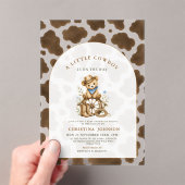 Petite Invitation Acrylique Cowboy | Impression de (In situ (ordinateur de poche))