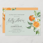 petite invitation au baby shower (Devant / Derrière)