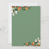 Petite invitation au baby shower (Dos)