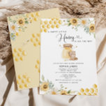 Petite invitation au baby shower au miel<br><div class="desc">Une douce petite invitation au baby shower de miel. Sunflower,  Honey ours baby shower invitation Articles correspondants disponibles.</div>