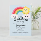 Petite invitation au Baby shower du soleil (Debout devant)