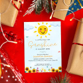 Petite invitation au Baby shower Sunshine