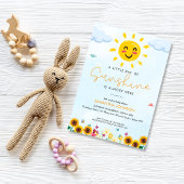 Petite invitation au Baby shower Sunshine