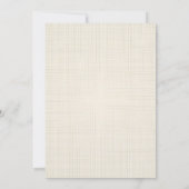 Petite invitation Baby shower Citrouille (Dos)