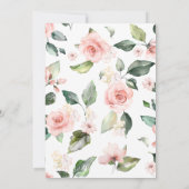 Petite invitation Baby shower Citrouille (Dos)