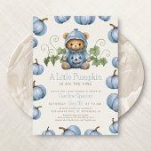 Petite invitation Baby shower Citrouille