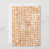 Petite invitation Baby shower Citrouille | Thème a (Dos)