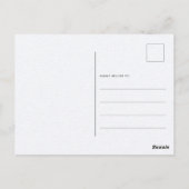 Petite invitation Baby shower Fleur sauvage (Dos)