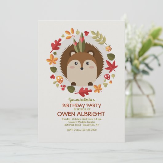 Petite invitation Brown Chipmunk (Debout devant)