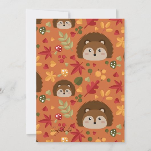 Petite invitation Brown Chipmunk (Dos)