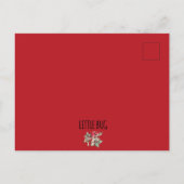 Petite invitation d'anniversaire de coccinelle (Dos)